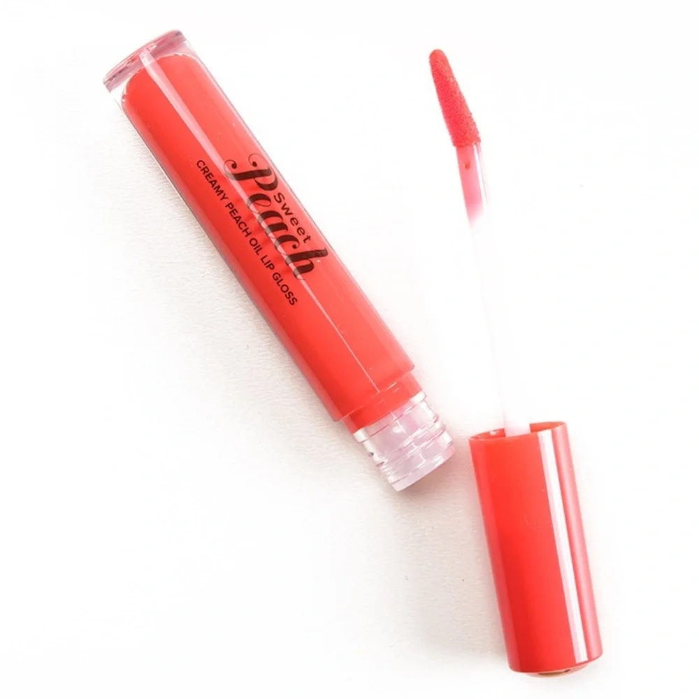 Too Faced Sweet Peach Creamy Peach Oil Lip Gloss Tickle-Me-Peach New in Box